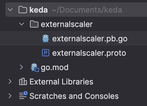 external scaler golang 프로젝트 최초 구조