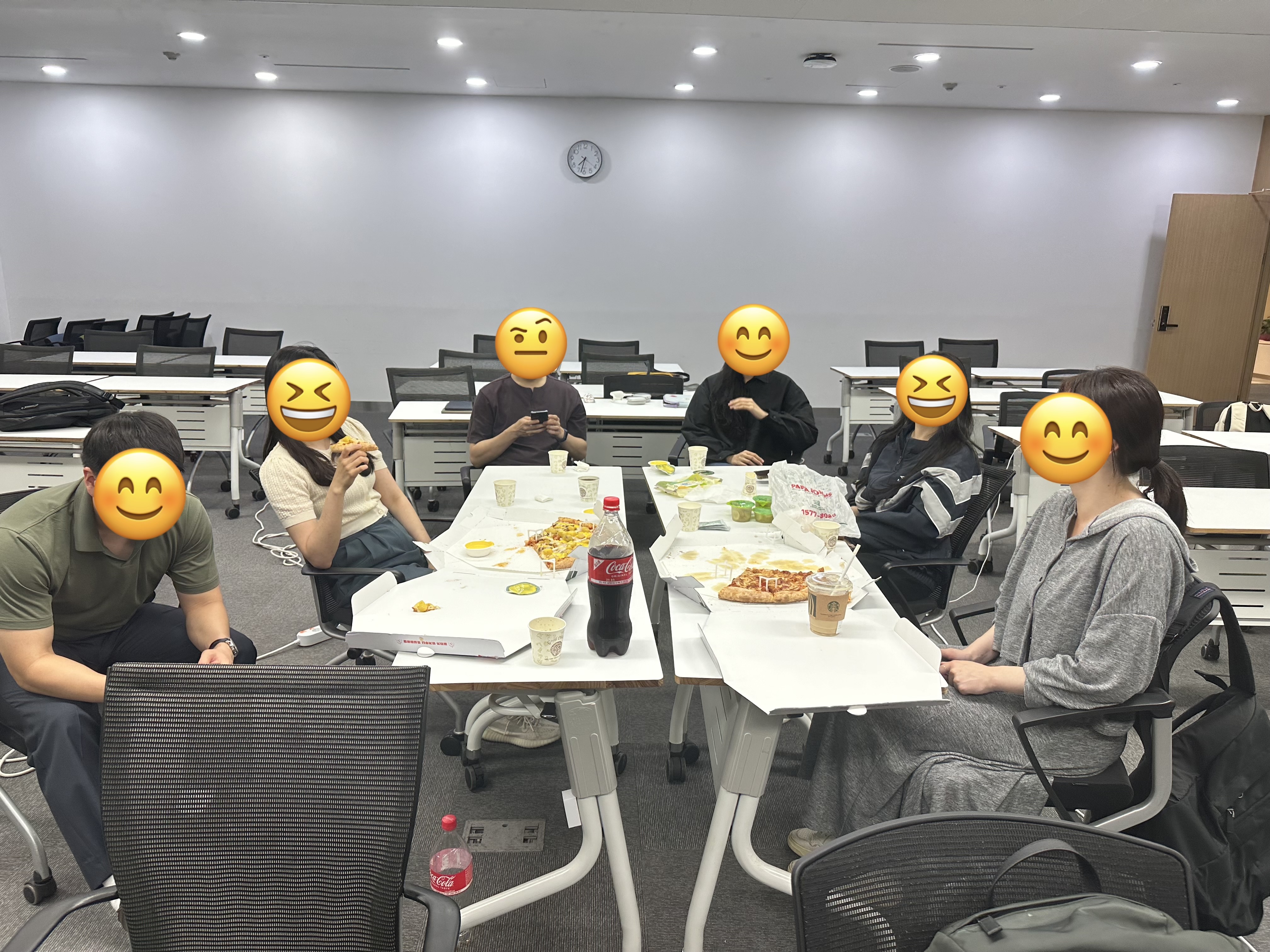 스몰톡, 근황이야기 하면서 화기애애했던 순간