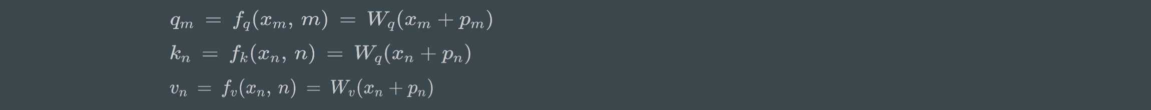 Absolute Position Embedding